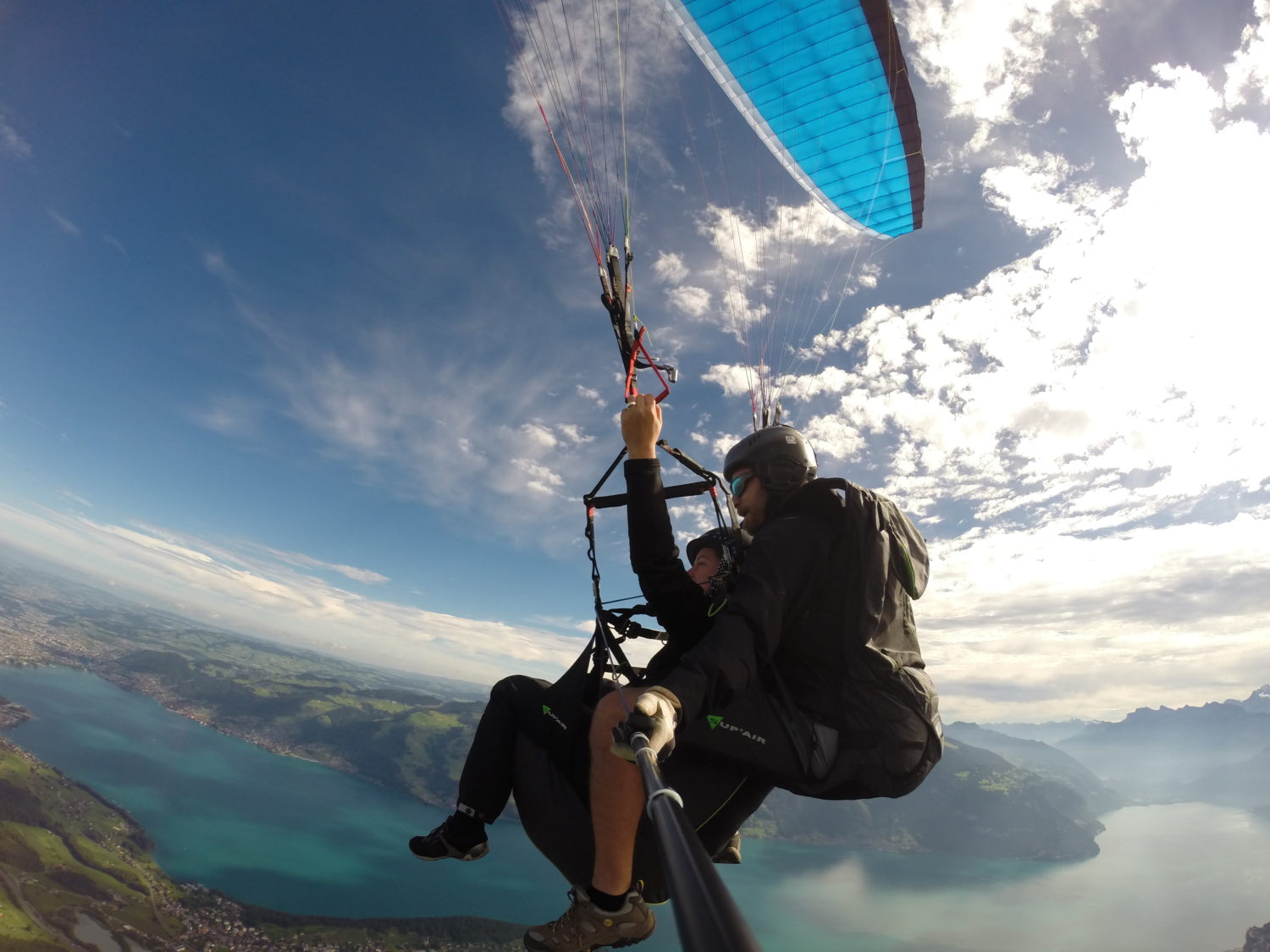Swissgliders Tandem Paragliding over Spiez