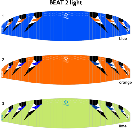Phi_Gleitschirm_Beat 2 LIGHT_FARBEN