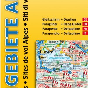 Karte Fluggebiete Alpen