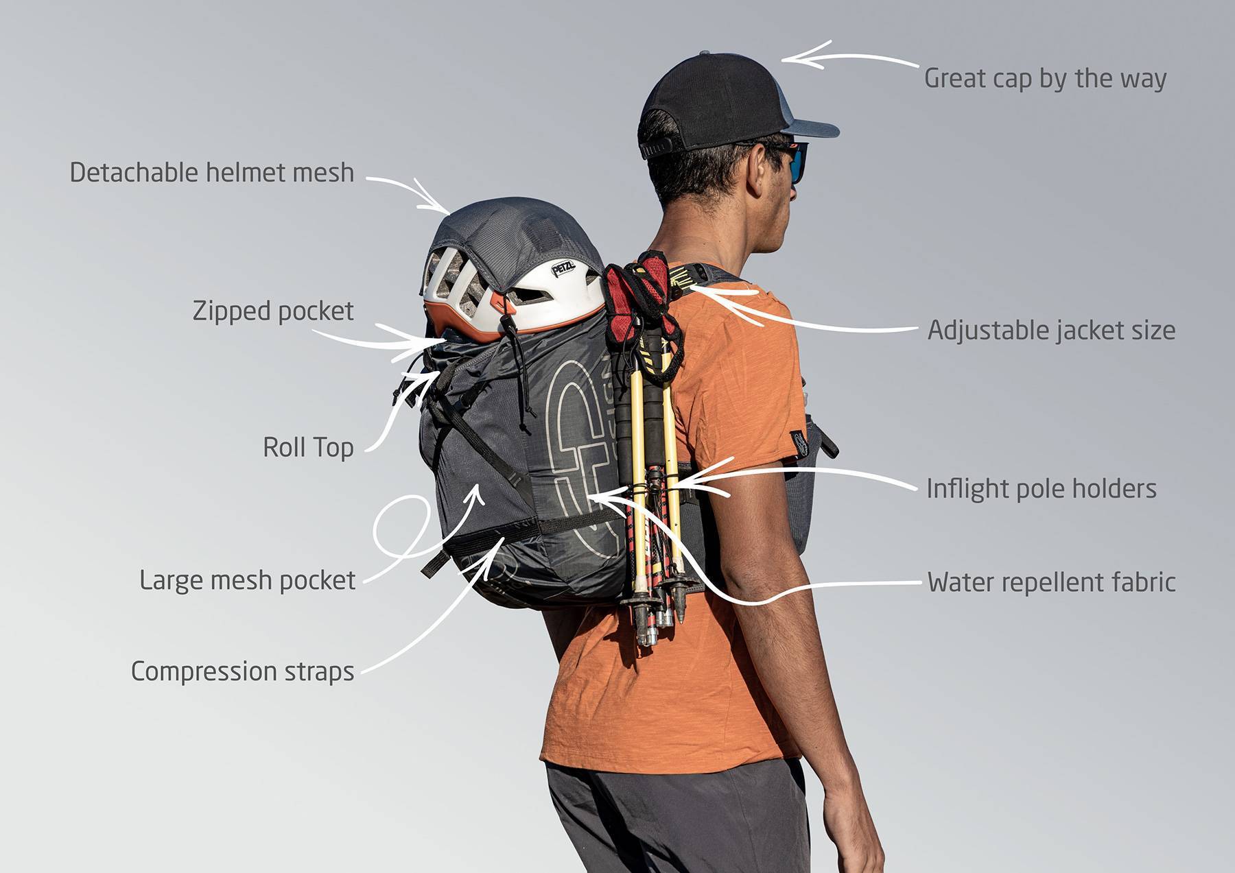 AirDesign Hike&Fly Light Trail-Rucksack – Bild 3