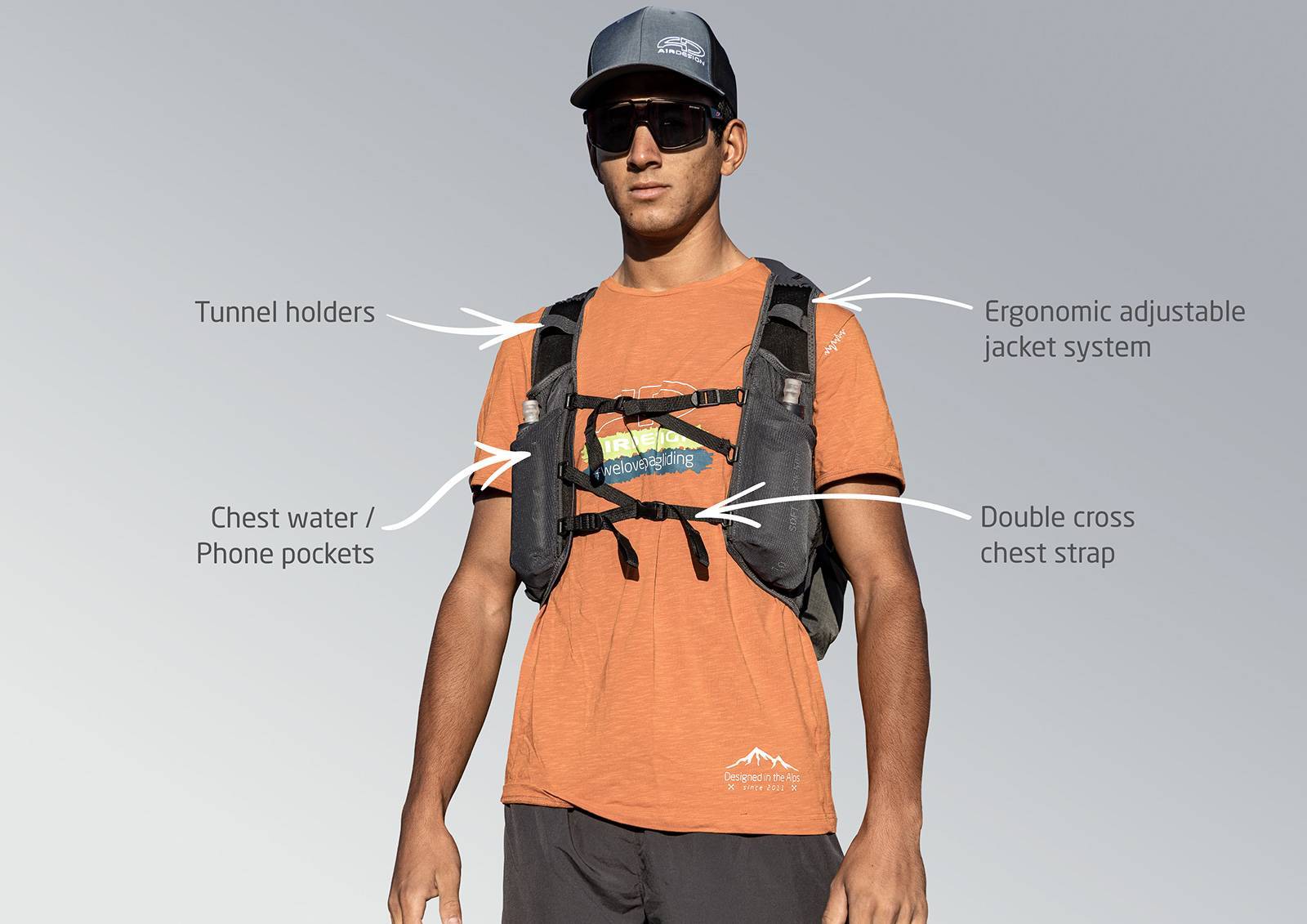AirDesign Hike&Fly Light Trail-Rucksack – Bild 4
