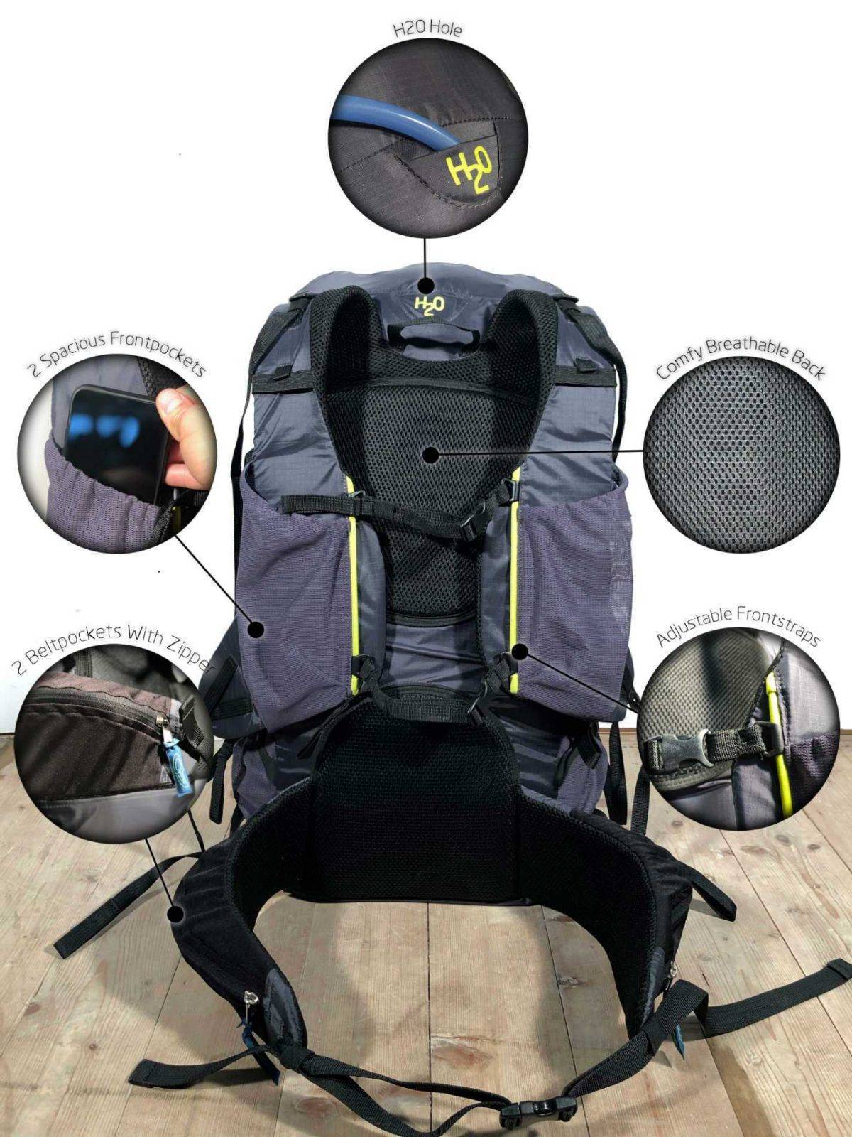 AirDesign Hike&Fly Light Trail-Rucksack – Bild 9