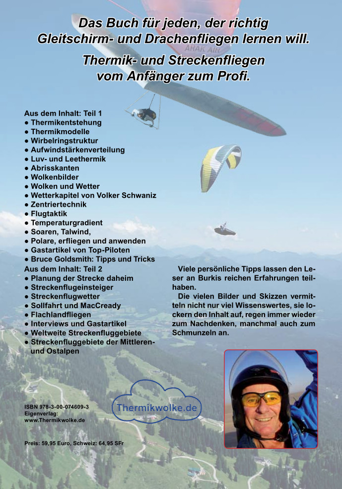 Das Thermik- und Streckenflugbuch von Burkhard Martens