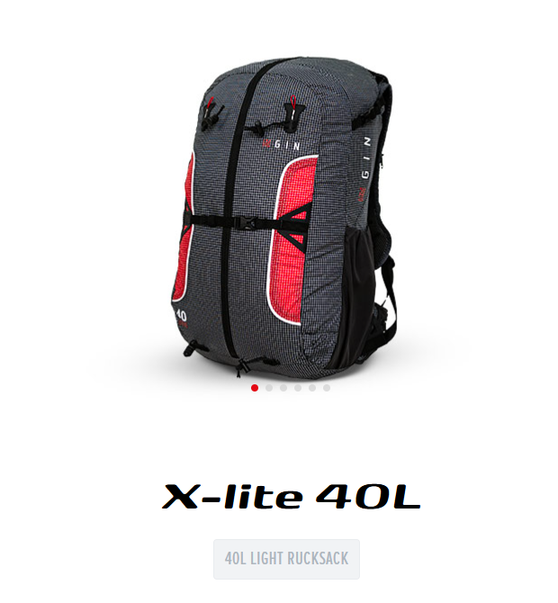 Gin X-Lite 40L Rucksack