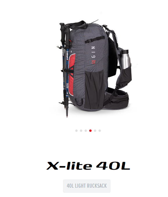 Gin X-Lite 40L Rucksack