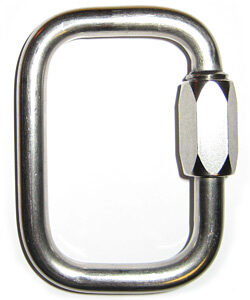 Maillon Rapide, 7mm, Rechteck, INOX