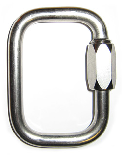 Maillon Rapide, 7mm, Rechteck, INOX