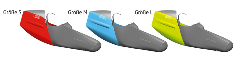 AirDesign The Sock – Grössen und Farben S (Flame), M (Azur), L (Lime)