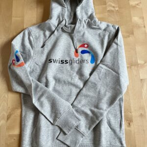 Swissgliders Hoodie grau mit Logo