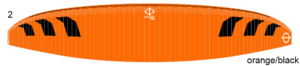 Phi Allegro light – Design 2 – Orange/Schwarz