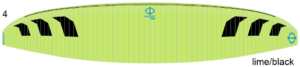 Phi Allegro light – Design 4 – Lime/Schwarz
