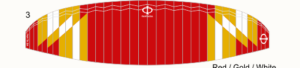 Phi Fantasia – Design CC01-3 – Rot/Gold/Weiss