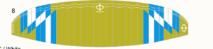 Phi Fantasia – Design CC02-8 – Olivgrün/Petrol/Weiss