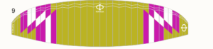 Phi Fantasia – Design CC02-9 – Olivgrün/Lila/Weiss
