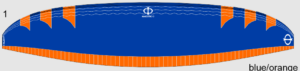 Phi Maestro 3 – Design 1 – Blau/Orange