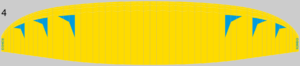 Phi Rondo – Design 4 – Gelb/Blau