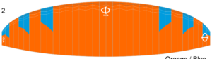 Phi Sola – Design 2 – Orange/Blau