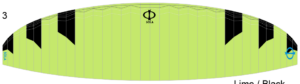 Phi Sola – Design 3 – Lime/Schwarz