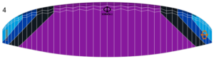 Phi Sonata 2 – Design 4 – Violett/Schwarz-Blau