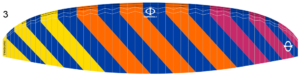 Phi Symphonia 2 – Design 3 – Blau/Gelb-Orange-Pink