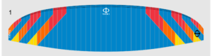 Phi Tenor 2 – Design 1 – Blau/Rot-Orange