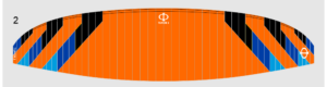 Phi Tenor 2 – Design 2 – Orange/Schwarz-Blau